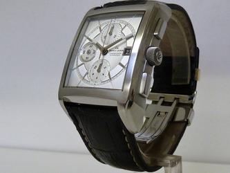 MAURICE LACROIX RECTANGULAR AUTOMAAT DATUM CHRONOGRAPH.